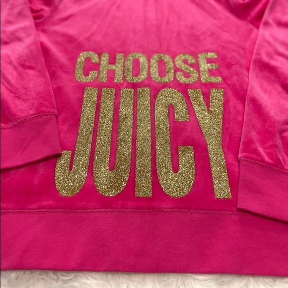Y2K Juicy Couture BLING Pink Velour Velvet Tracksuit SET CHOOSE JUICY - Picture 7 of 16